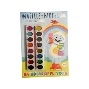 𝅺WAFFLES + Mochi Rainbow of Flavors Activity Book.